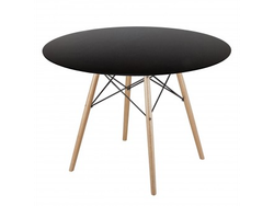 MESA EAMES REDONDA 1.20 NEGRA