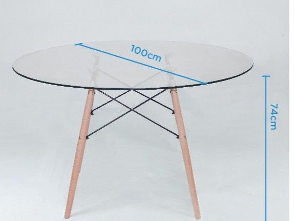 MESA EAMES REDONDA 1.00