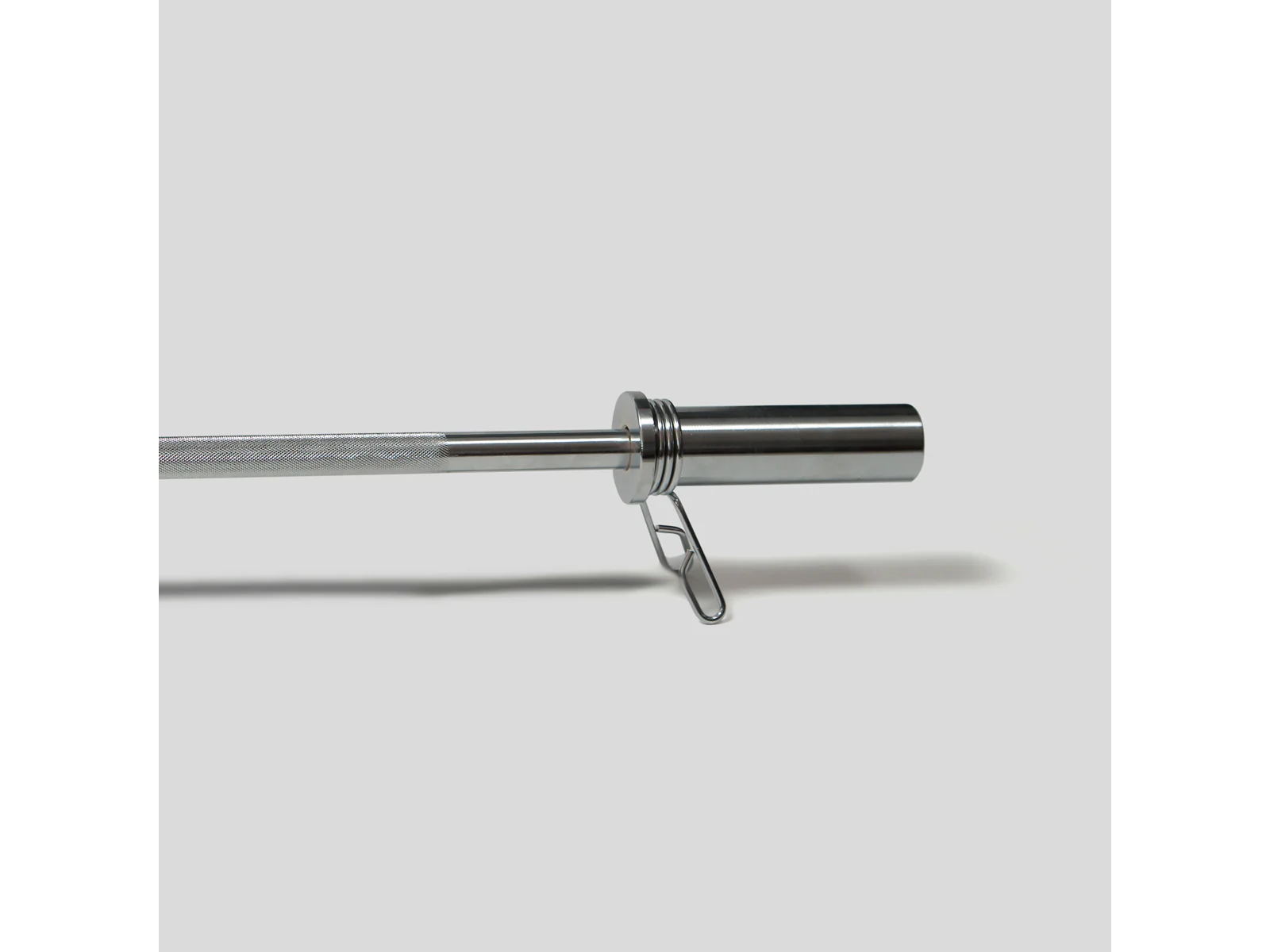 Barra cromada con rulemanes 1.20mts olimpica con topes