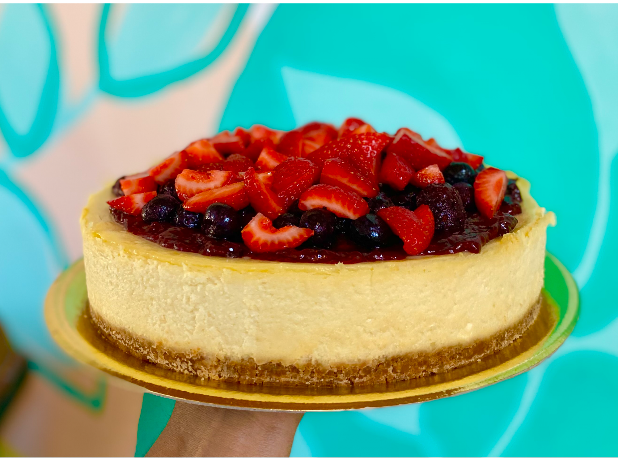 Cheesecake Ny Frutos rojos