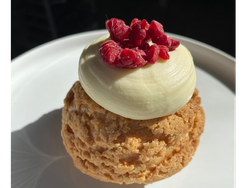 choux de frambuesa