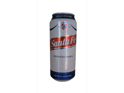 Cerveza rubia Santa Fe lata