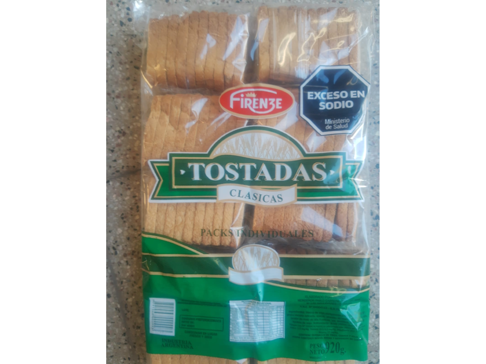 TOSTADAS FIRENZE CLASICAS