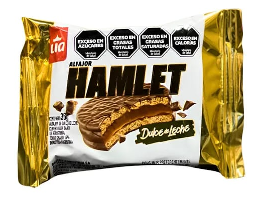 ALFAJOR HAMLET  DULCE DE LECHE