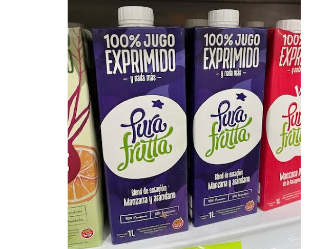 Jugo Pura Frutta- MANZANA Y ARANDANO