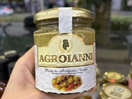 Pasta de aceitunas verdes
