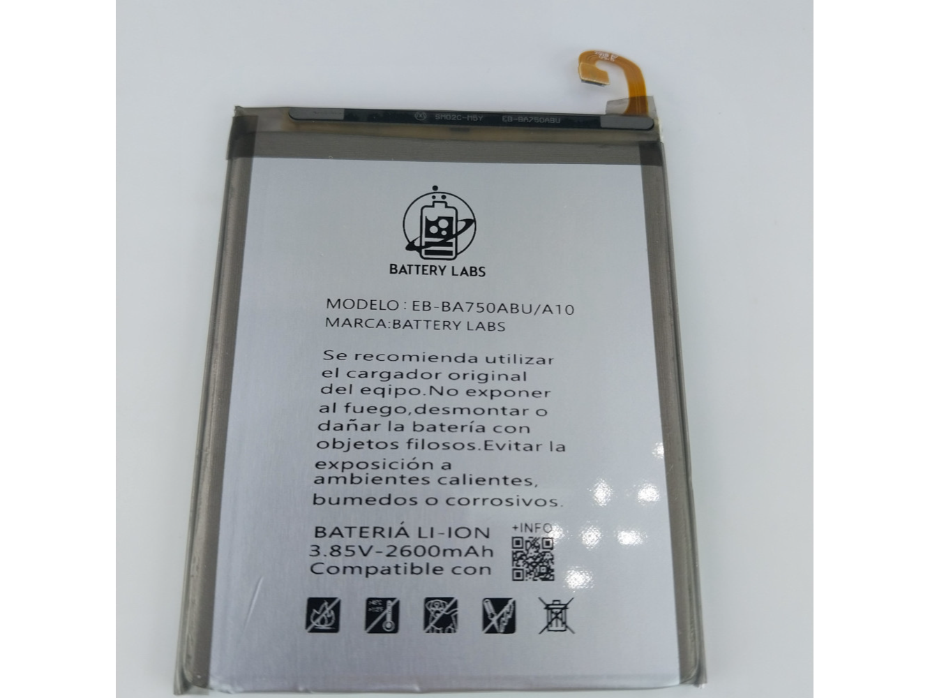 BATERIAS CELULARES BATTERY LABS SAMS A10 A105 3400mAh  ORIGINAL