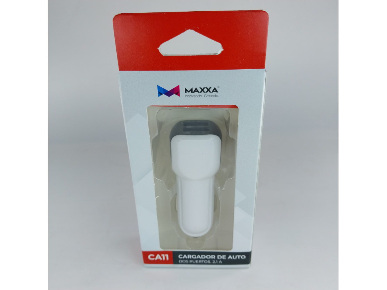 CARGADORES MAXXA 12V-24V 2 PUERTOS USB 2AMP AUTO  MAXXA CA11 2 PUERTOS