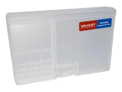 HERRAMIENTAS YAXUN ORGANIZADOR CAJA ORGANIZADORA YX-TRANSPARENTE INDIVIDUAL COLOR CALIDAD