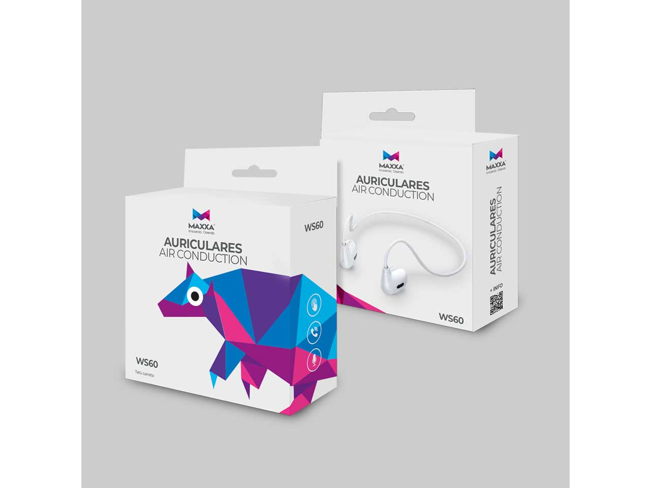 AURICULARES MAXXA  WS60 ONEAR BLUETOOTH BLANCO