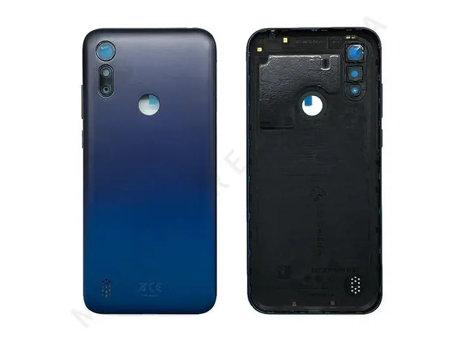 PARTES CHICAS MOT E6S XT2053 TAPA TRASERA AZUL ALTA COPIA