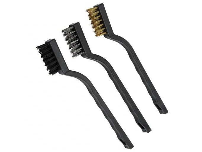 HERRAMIENTAS YAXUN LIMPIEZA CEPILLOS METALICOS 3 EN 1 CONJUNTO COLOR CALIDAD