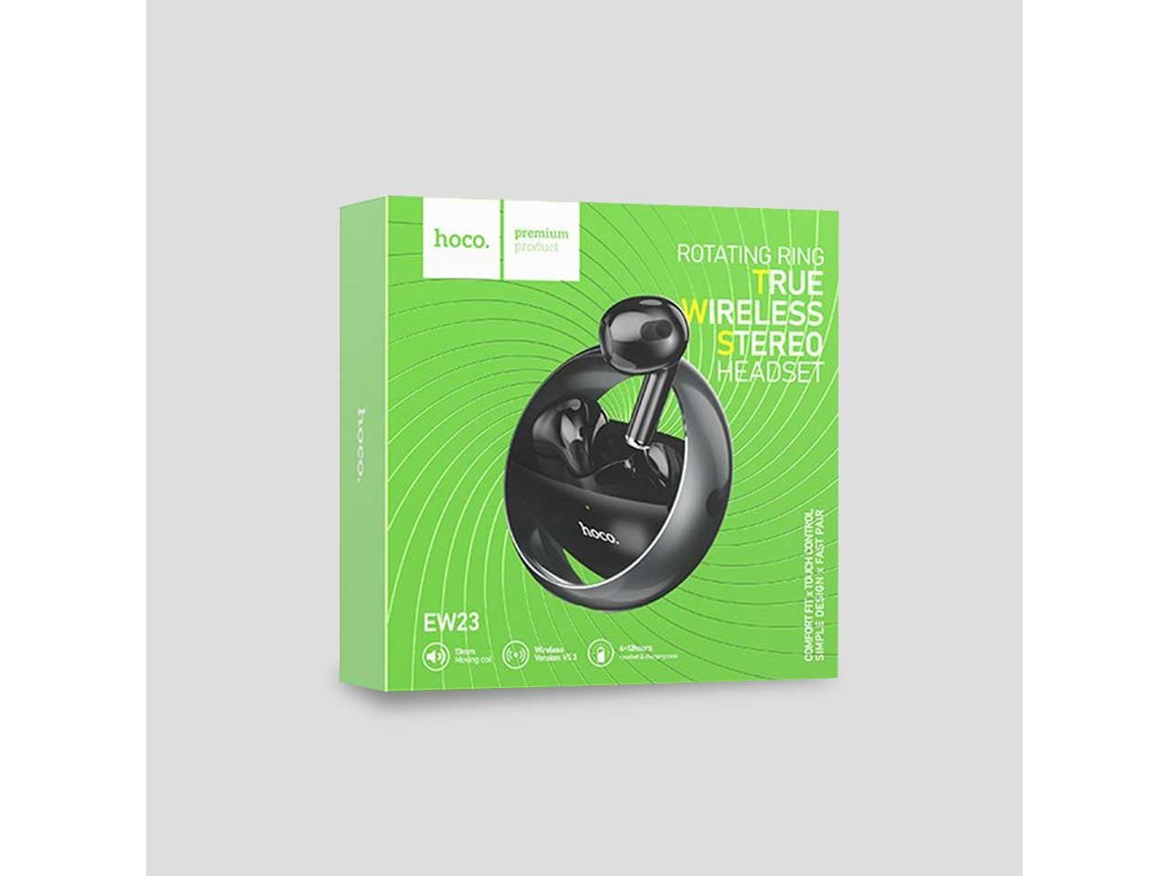 AURICULARES HOCO  EW23 INEAR BLUETOOTH GRIS