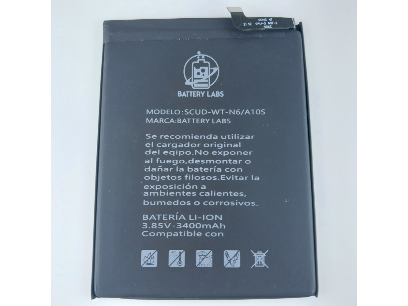 BATERIAS CELULARES BATTERY LABS SAMS A10S A107 3400mAh  ORIGINAL