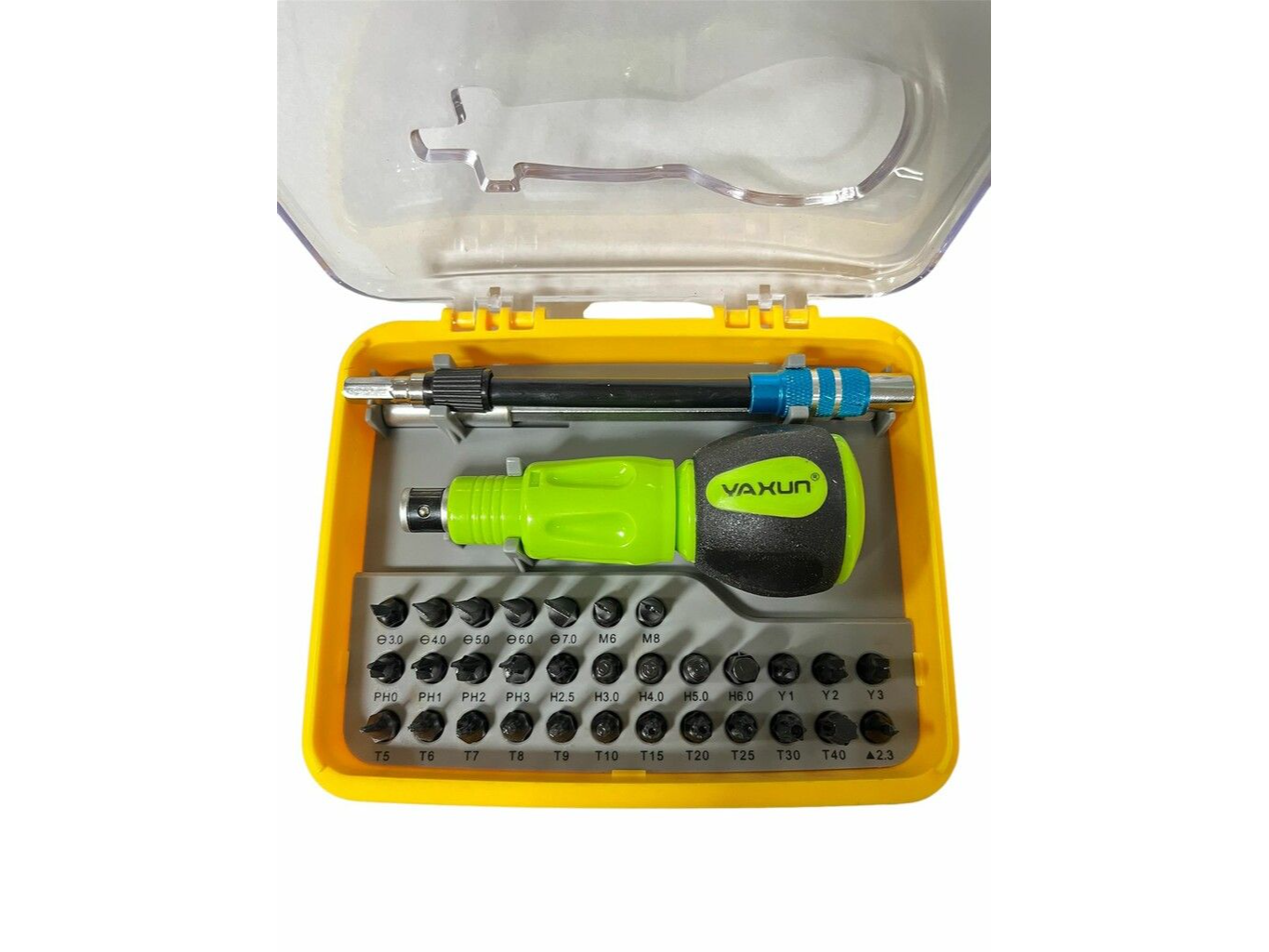 HERRAMIENTAS YAXUN DESTORNILLADOR SET DE DESTORNILLADORES YX6027 CONJUNTO COLOR CALIDAD