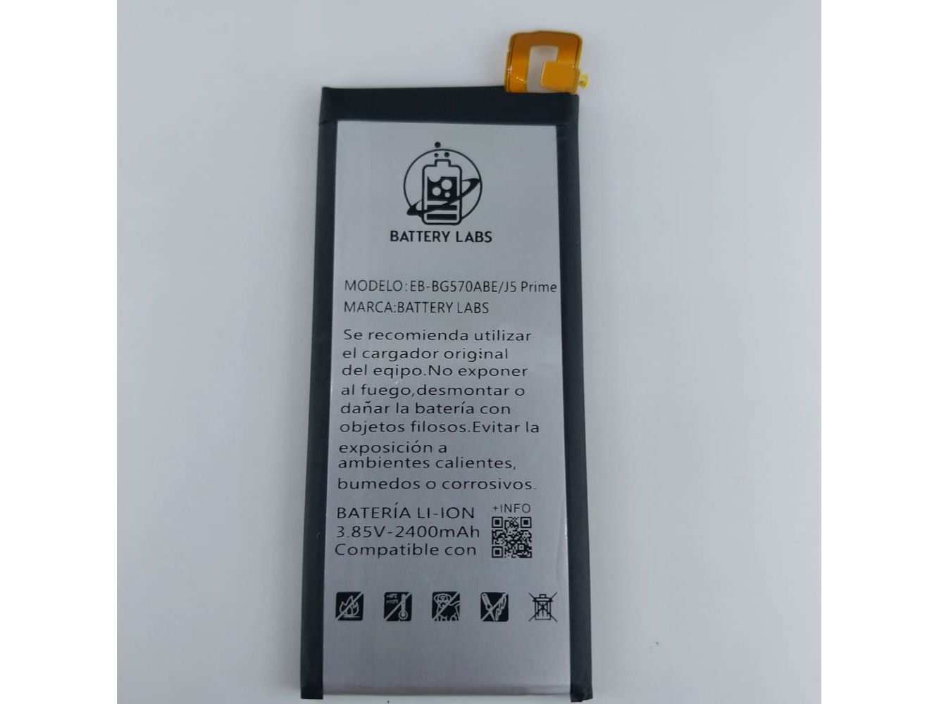 BATERIAS CELULARES BATTERY LABS SAMS J5 PRIME G570 2400mAh  ORIGINAL