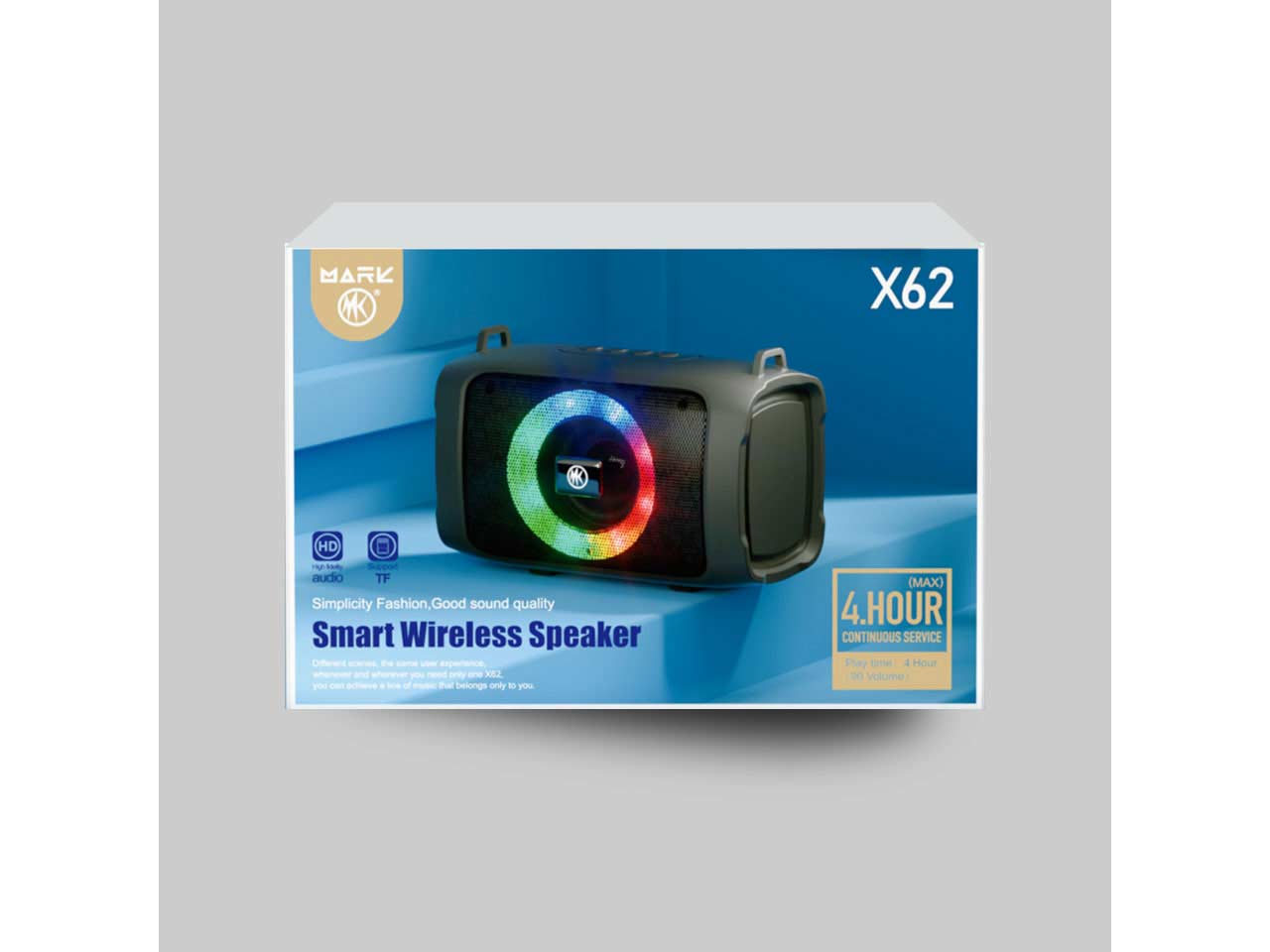 PARLANTES MARK  X62 BLUETOOTH NEGRO CALIDAD