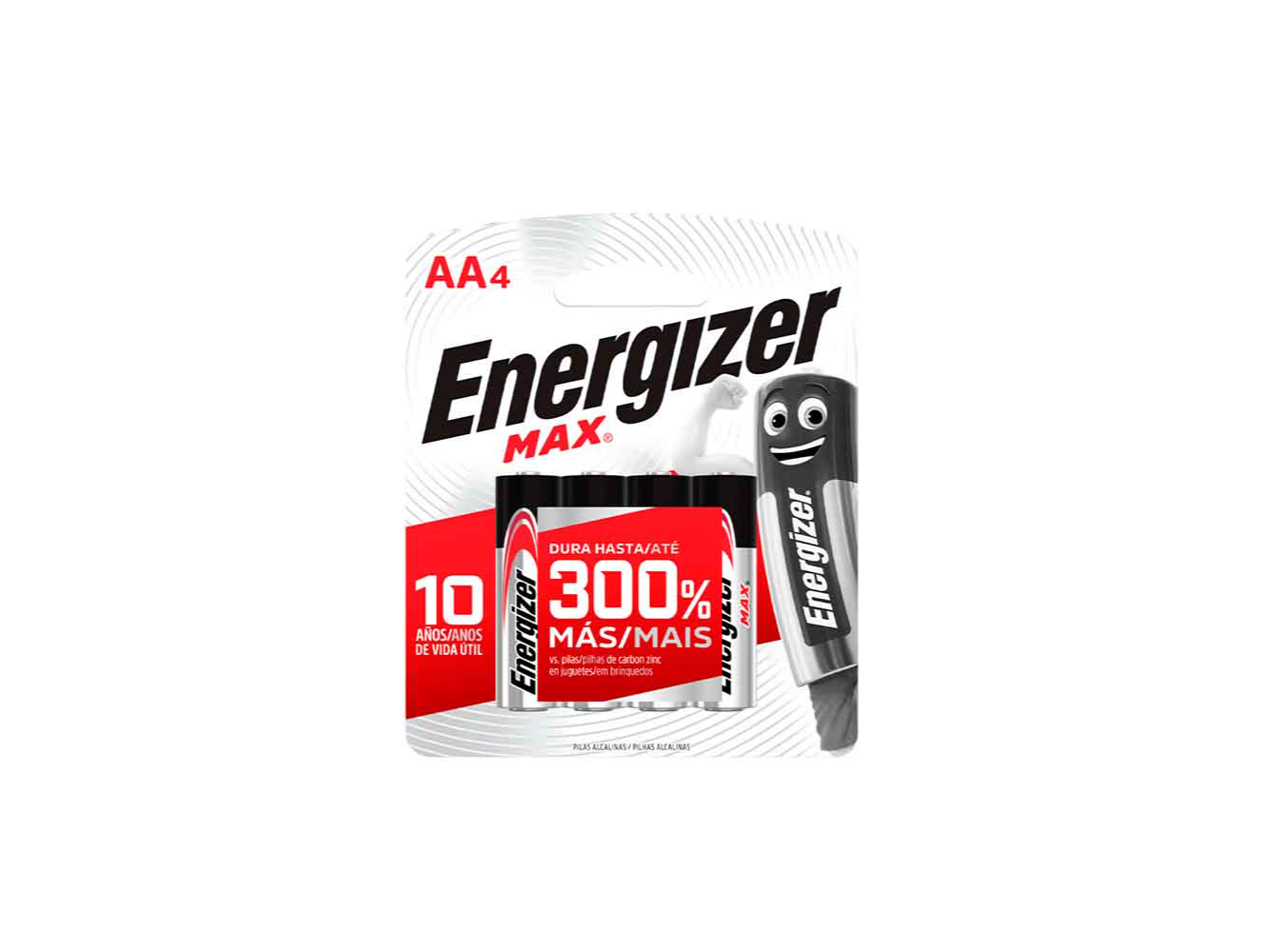 PILAS ENERGIZER E91 AA ALCALINA 2500 mAh x4