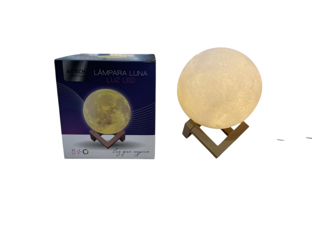 GENERICO GENERICO LAMPARA VELADOR LUNA LLENA TACTIL MODELO PARTE COLOR CALIDAD