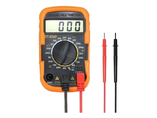 HERRAMIENTAS YAXUN MULTIMETRO MULTIMETRO TESTER YX830D+ INDIVIDUAL COLOR CALIDAD
