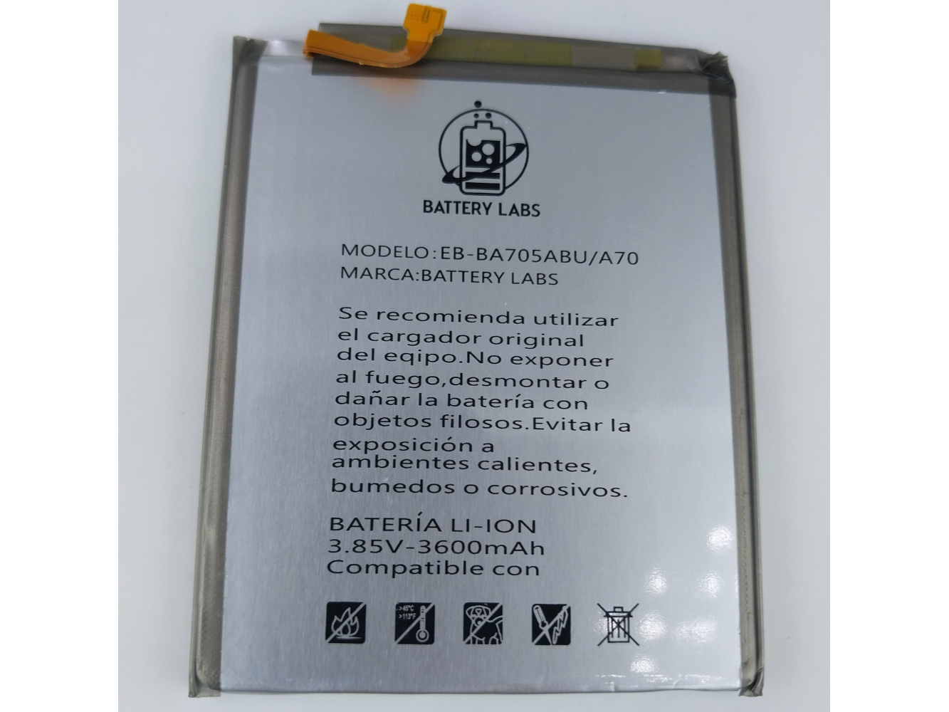BATERIAS CELULARES BATTERY LABS SAMS A70 A705 3600mAh  ORIGINAL