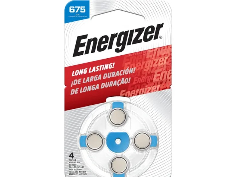 PILAS ENERGIZER AZ675 BOTON ZIN AIRE 575 mAh x4