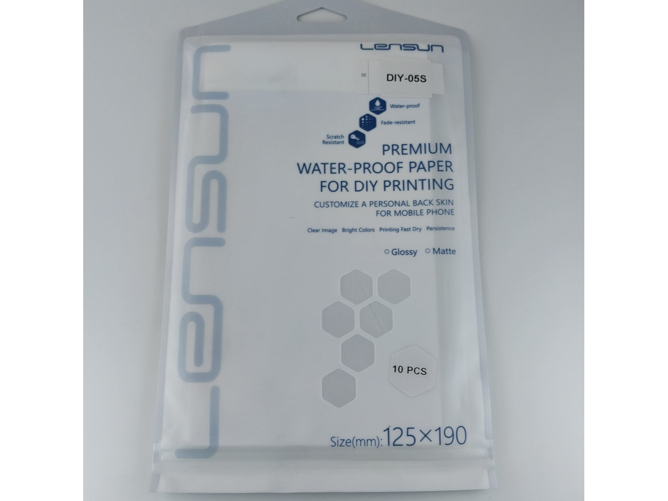 LENSUN LENSUN FILM TRASERO DIY GRID 05S x10 CALIDAD