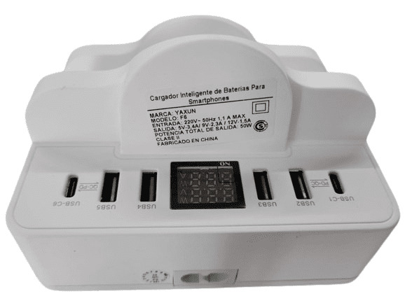 HERRAMIENTAS YAXUN FUENTE ICHARGE YX-F6 INDIVIDUAL COLOR CALIDAD
