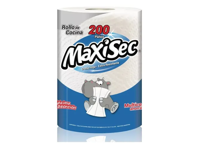 Rollo cocina Maxisec x 200 paños de Higia
