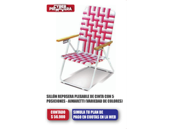 Sillon Reposera Plegable Aimaretti