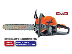 Motosierra a Nafta Daewoo
