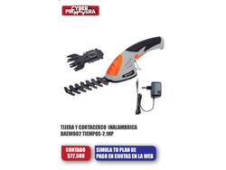 Tijera y cortacerco inalambrica Daewoo