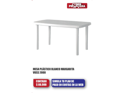 Mesa Plastico Margarita Voss