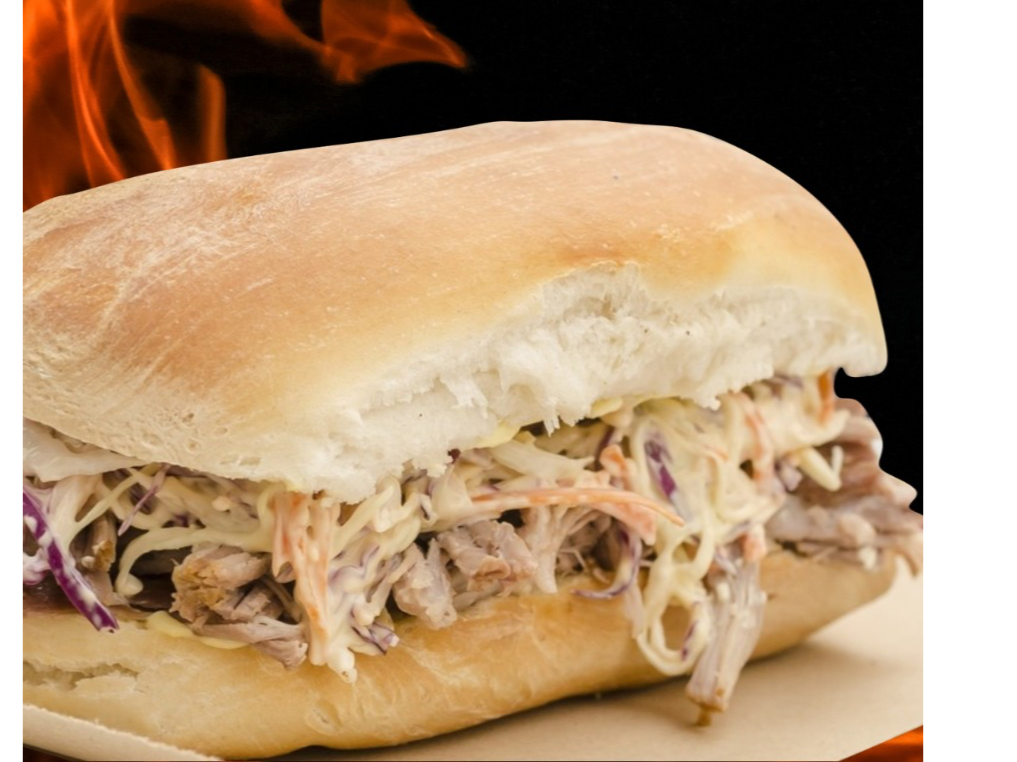 Sandwich de bondiola desmechada