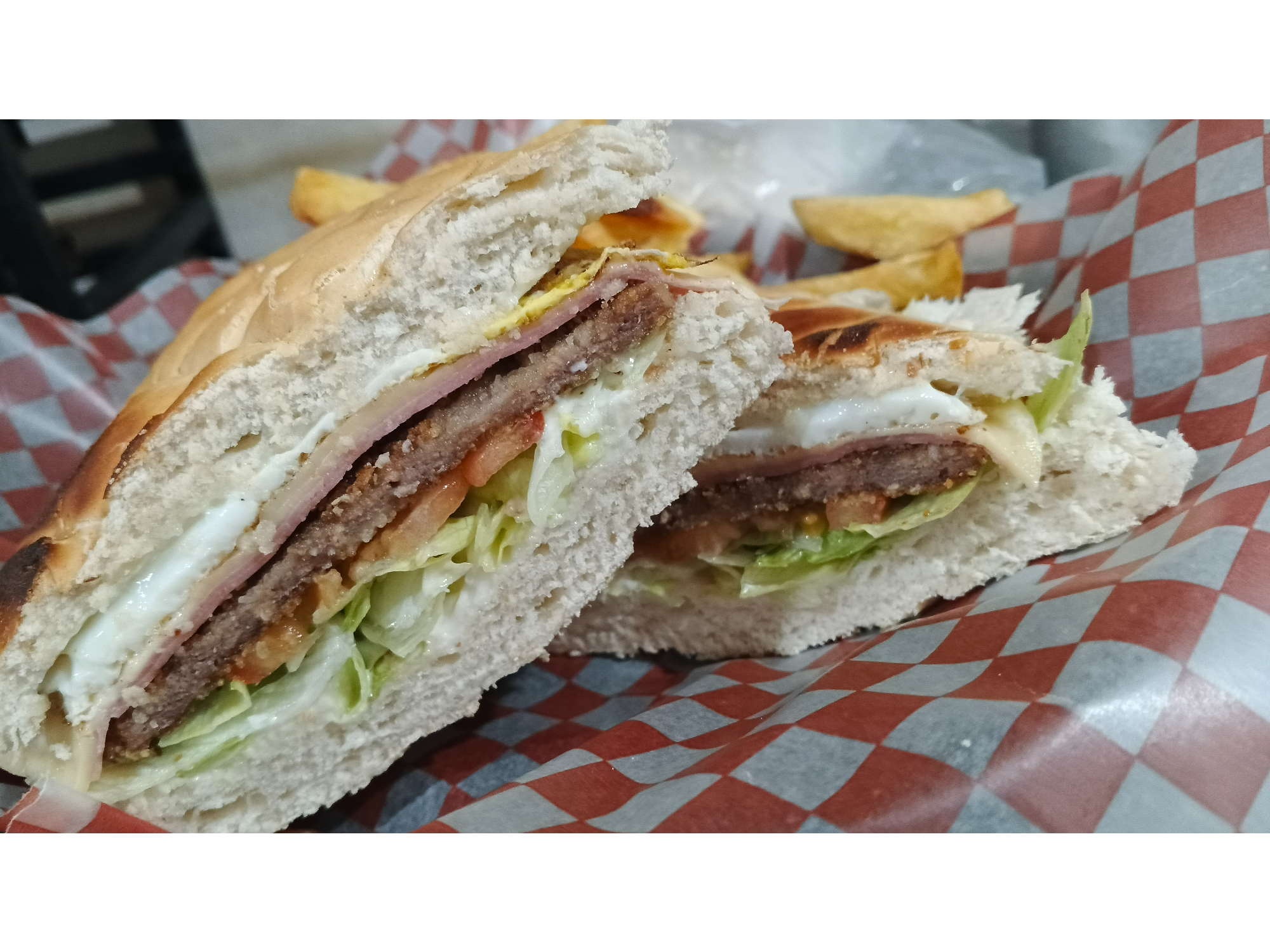 Sandwich de milanesa de Lo de Emilia