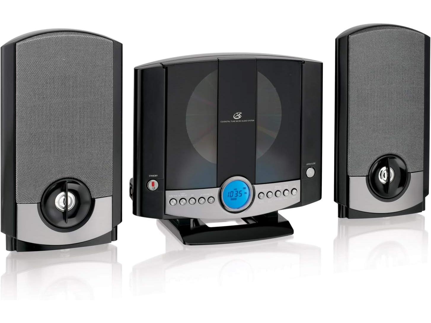 Microsistema GPX HM3817DTBK – CD + Radio AM/FM