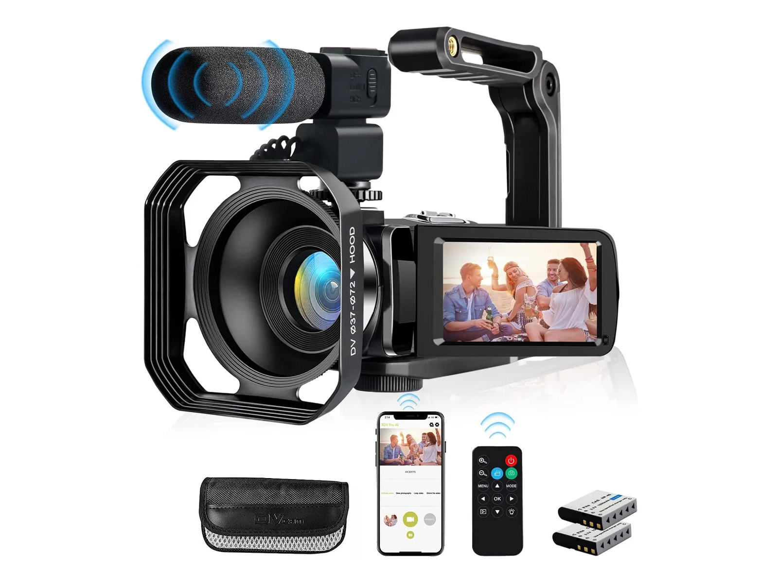 Cámara de Video Digital 4K Ultra HD – 48 MP