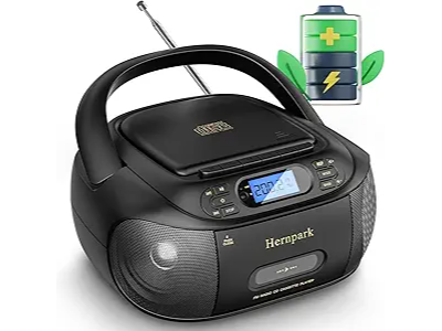Boombox Hernpark Bluetooth – CD / Cassette / Radio FM / USB