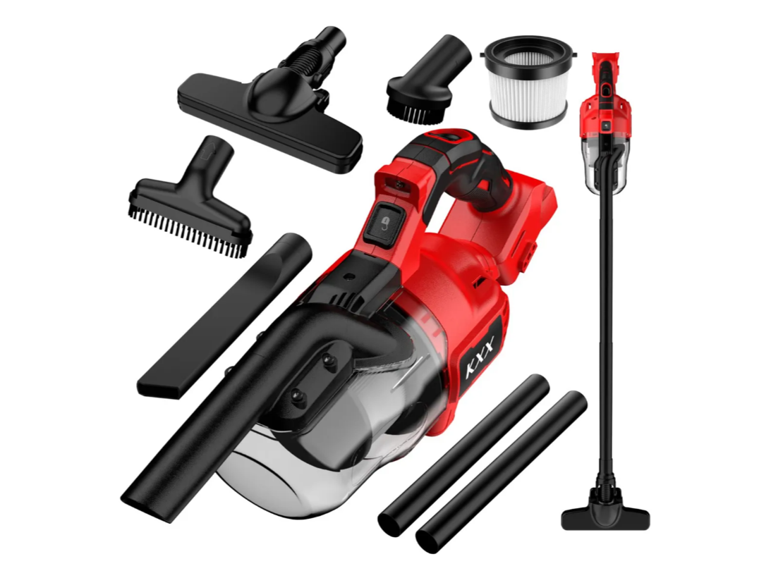 Aspiradora Inalámbrica KXX 500W Compatible Milwaukee M18 – Sin Batería – 5 en 1