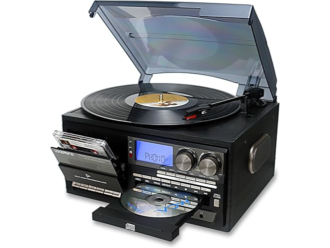 Reproductor de Vinilo Looptone 10 en 1 Bluetooth