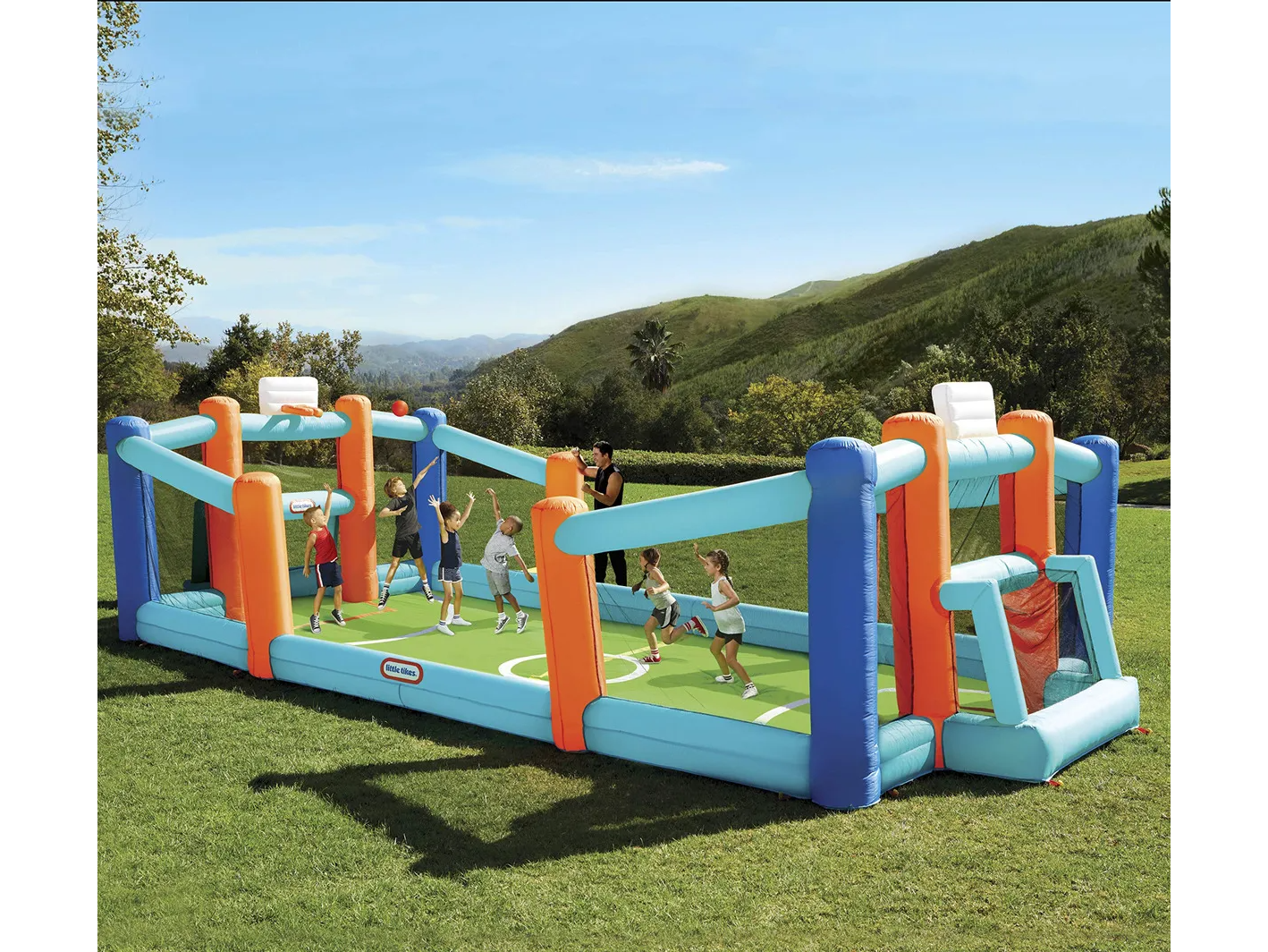 Cancha Inflable Little Tikes – Fútbol y Básquet