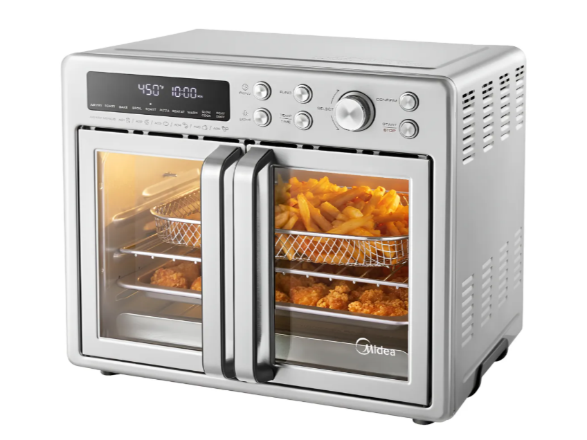 Horno Freidora de Aire Midea Flexify 26.4QT – Puerta Francesa – 10 en 1