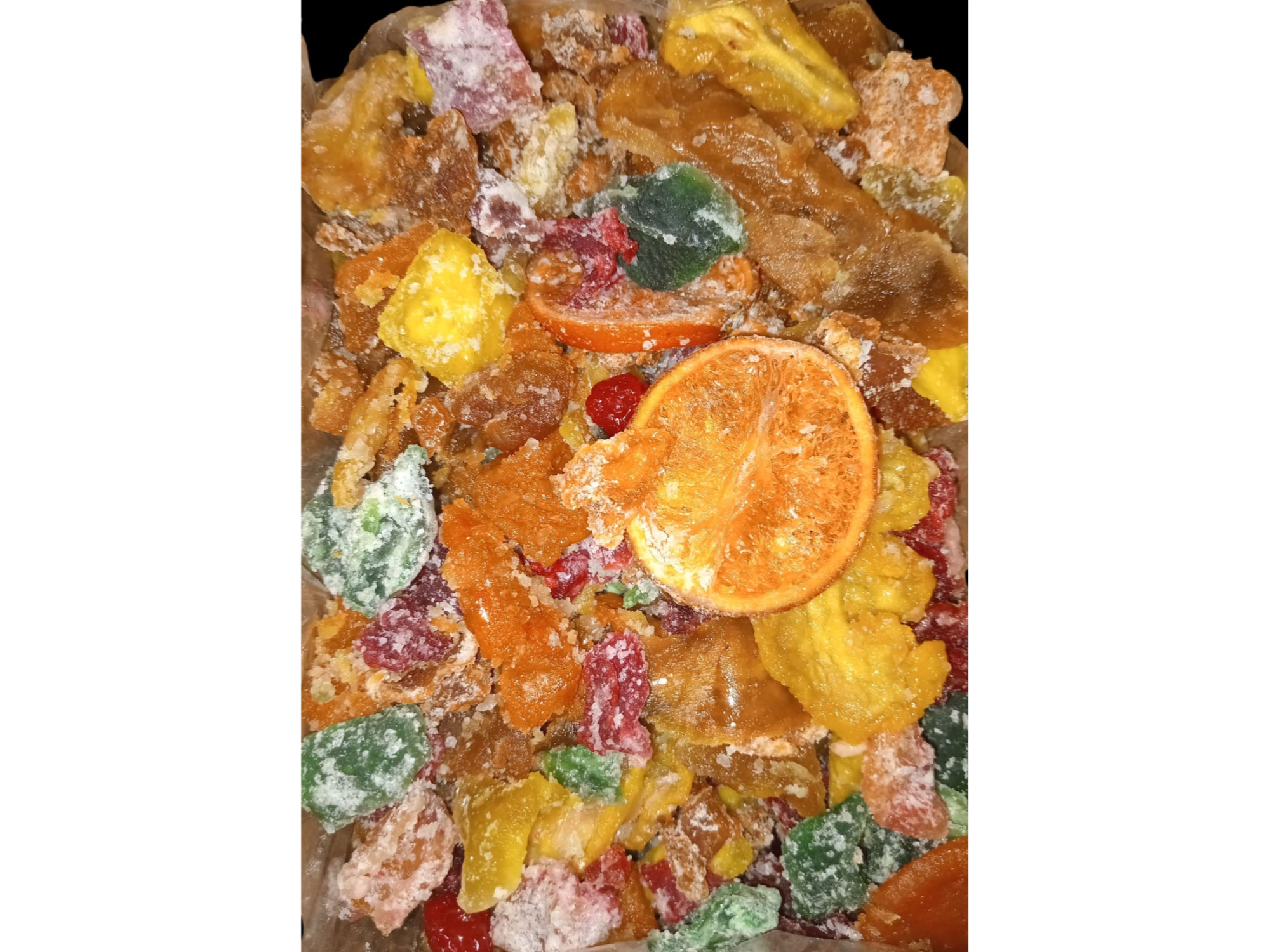 Fruta glaseada x 2kg