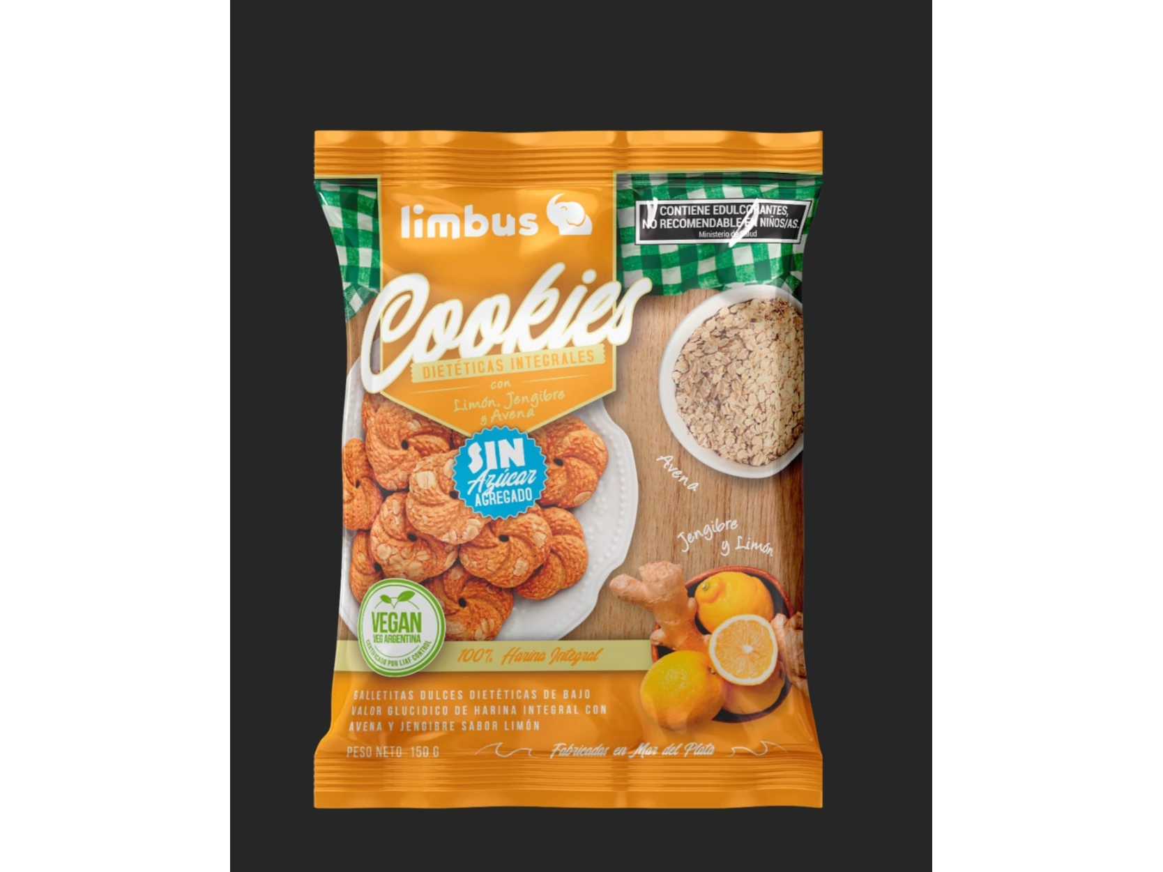 Galletas de limón y jengibre