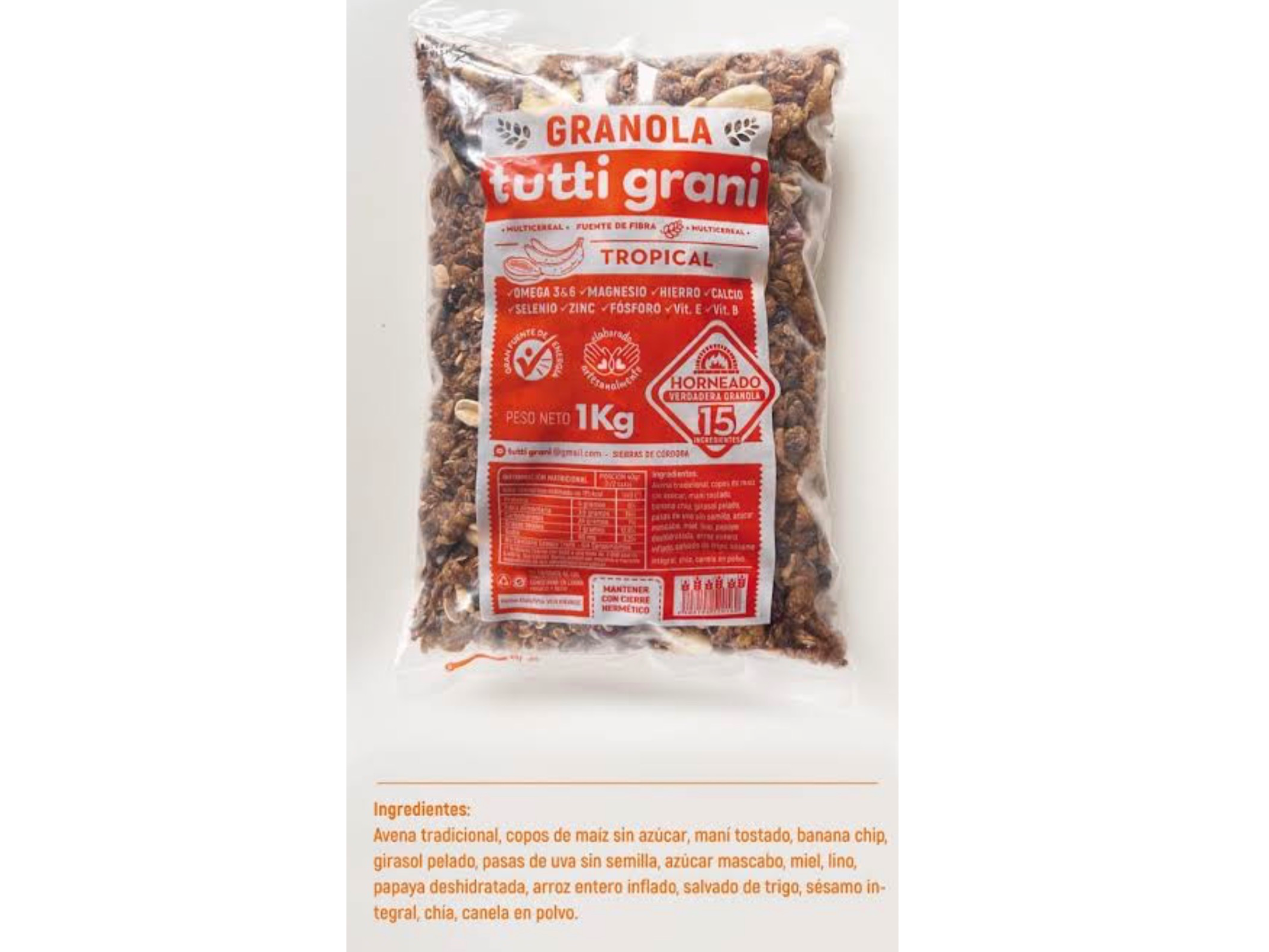 Granola tropical x 1kg