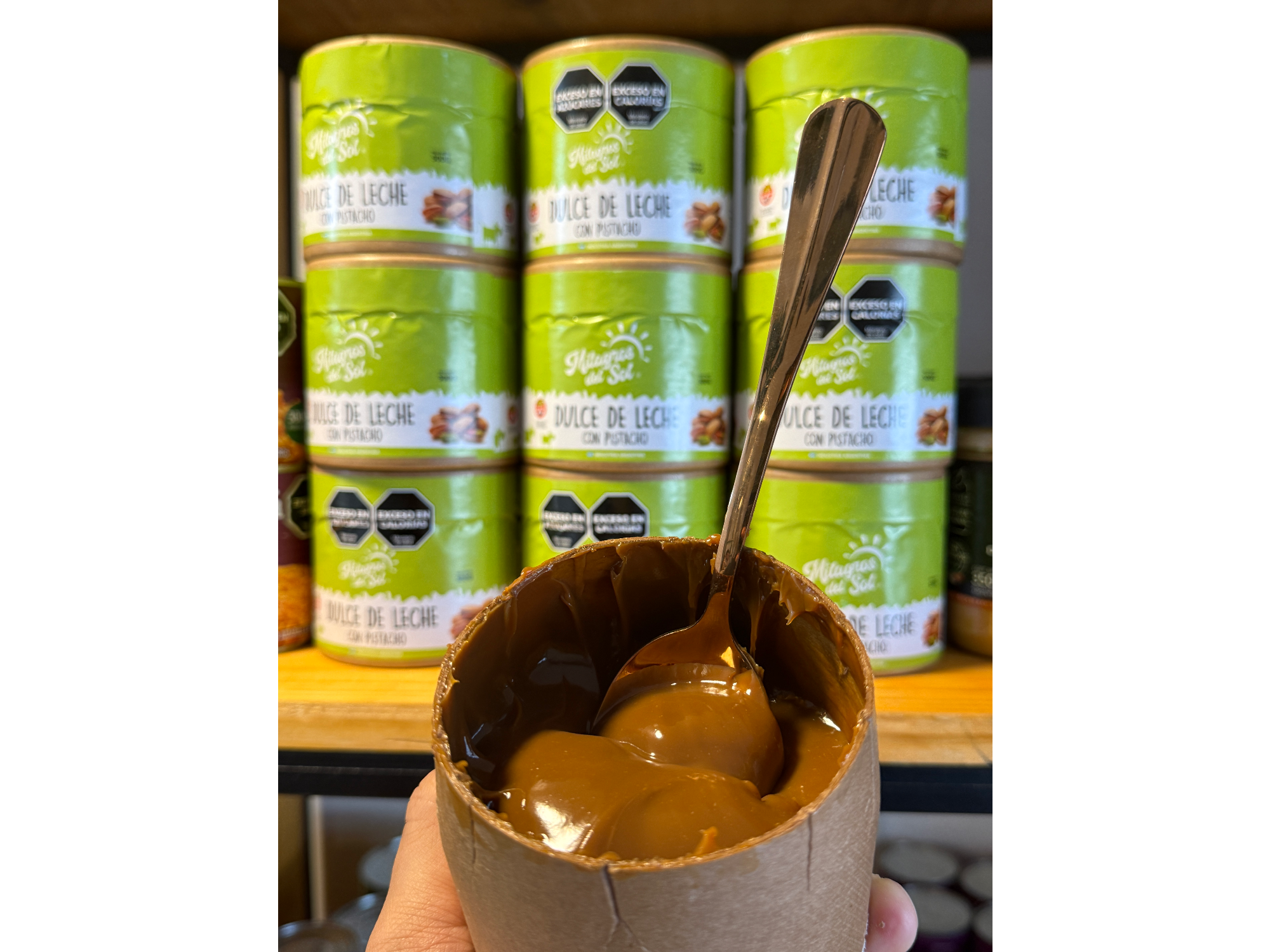 Dulce de leche con pistacho x 500gr