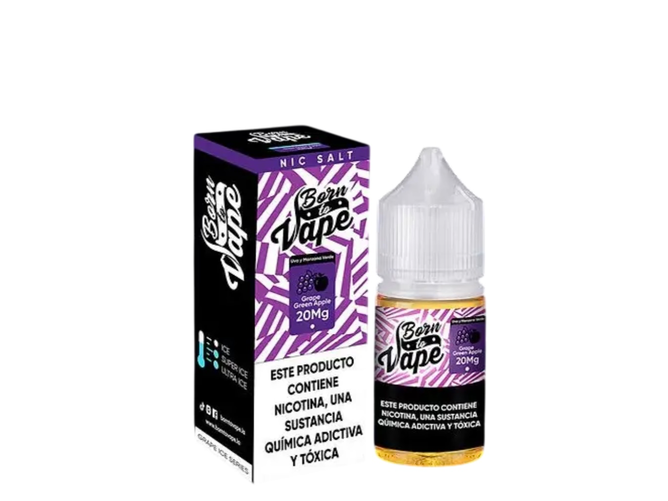 SALT BTV GRAPE GREEN APPLE HULS