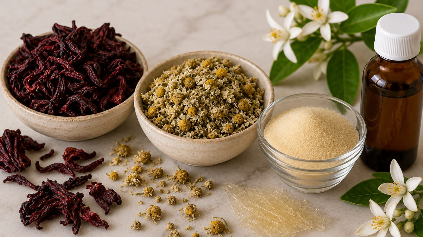 TÉ, GELATINAS Y ESENCIAS