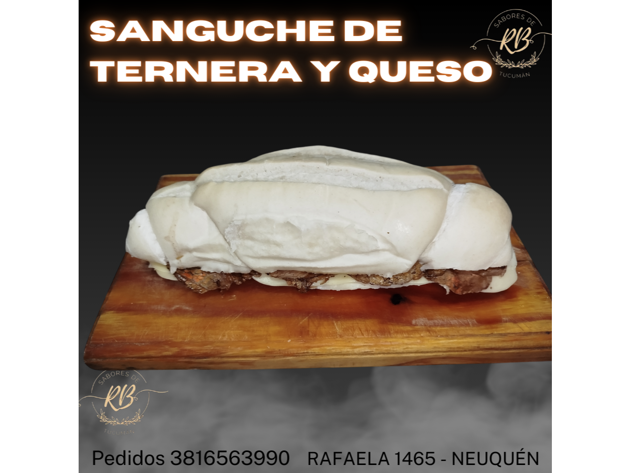 SANDWICH DE TERNERA Y QUESO