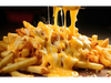 Papas fritas con queso cheddar y mozzarella xxl